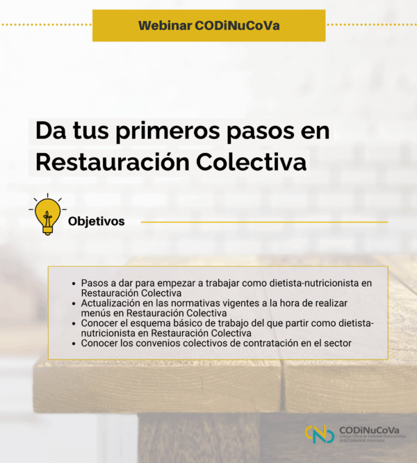 Webinar: Da tus primeros pasos en Restauración Colectiva - Imagen 3