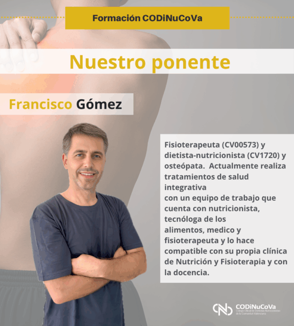 Taller gratuito de higiene postural para dietistas-nutricionistas (Edición Castellón) - Imagen 2