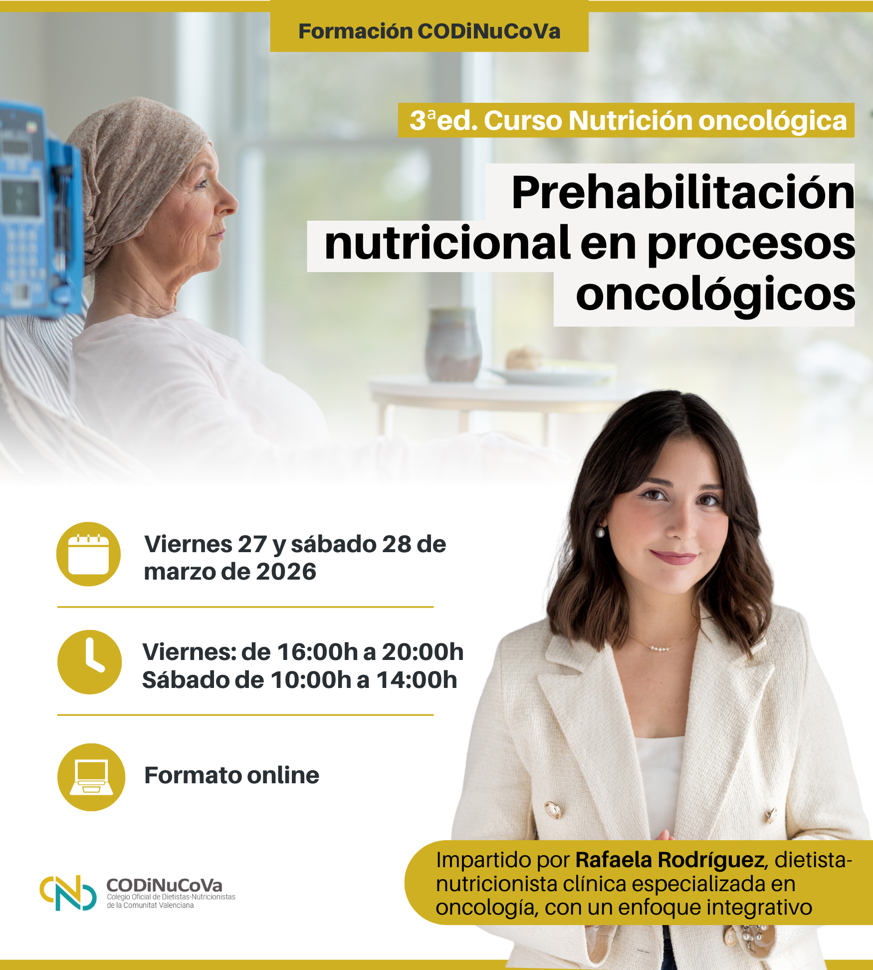 Curso en "Prehabilitación nutricional en procesos oncológicos"
